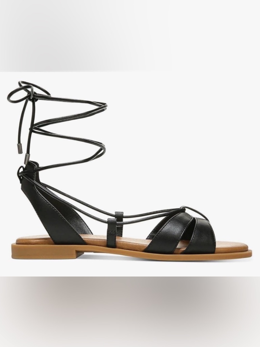 NIB [Style & Co.] Cairro Strappy Black Gladiator Sandals Women’s Sz 7.5 - Picture 2 of 10